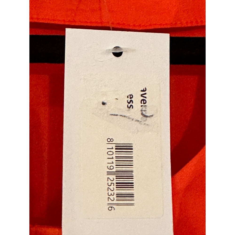 NWT | Harshman Laverne Ruffle Tiered Button Up Long Sleeve Knee Length Dress L - Picture 5 of 5